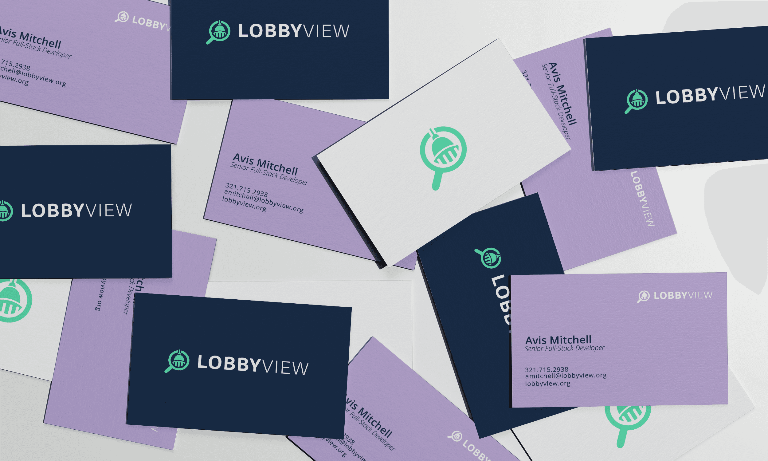 LobbyView business cards