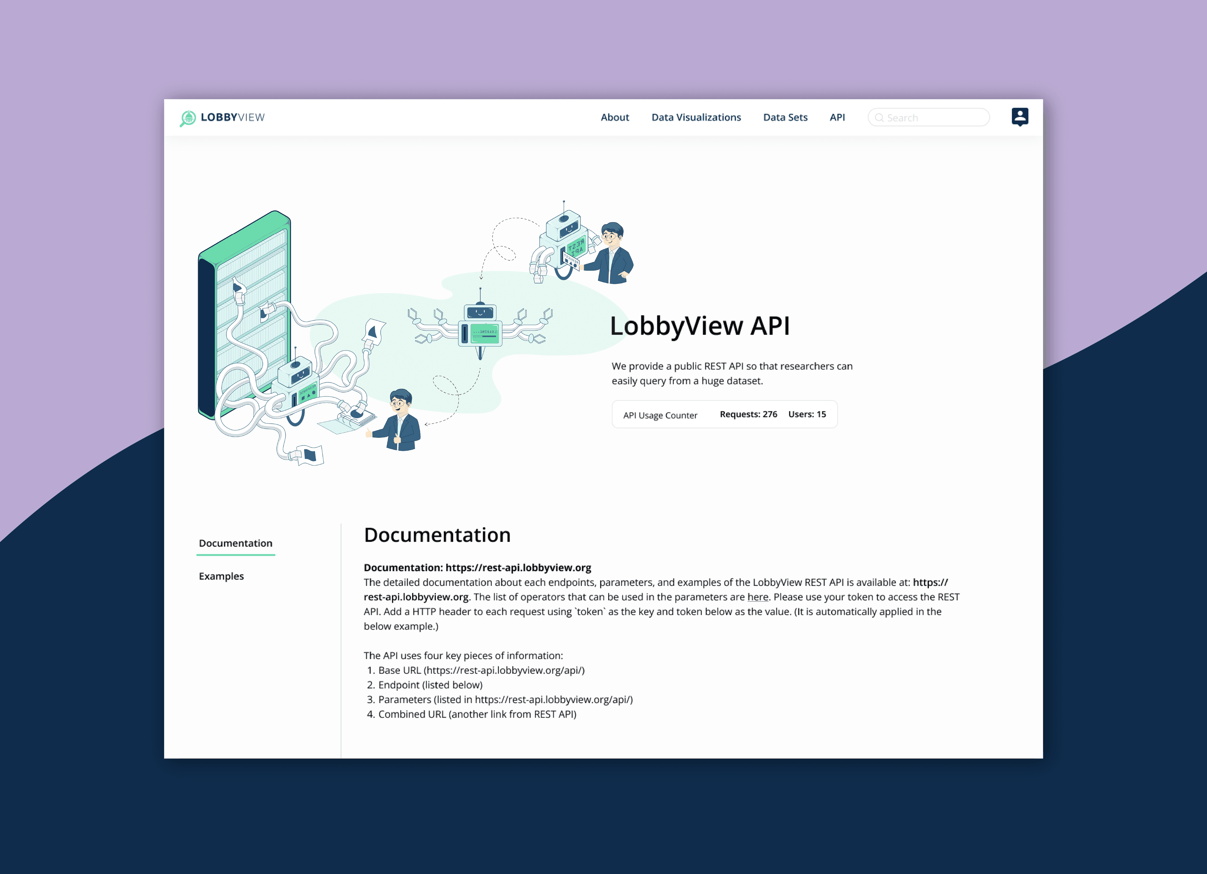 LobbyView web mockup 3
